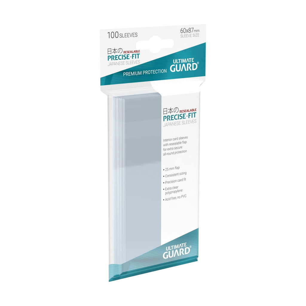 Produktbild Ultimate Guard Precise-Fit Sleeves Japanese Size (100) - Resealable