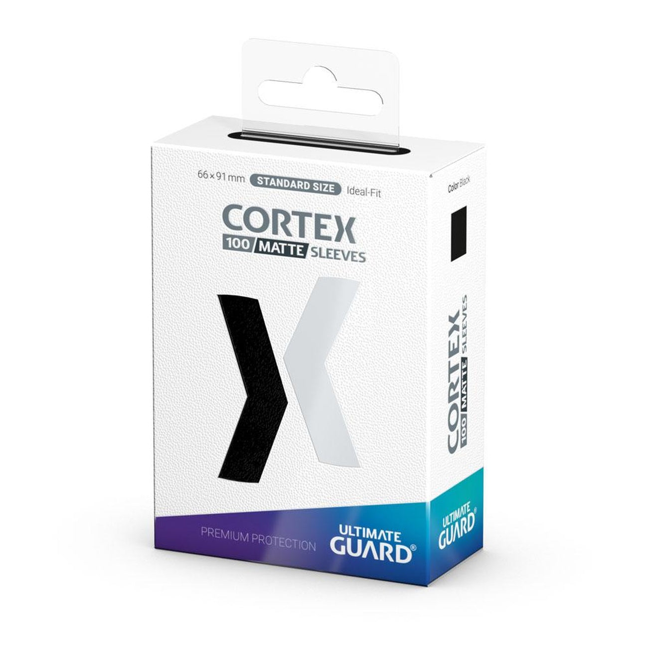 Produktbild Ultimate Guard Cortex Sleeves Matte Standard Size (100) - Black