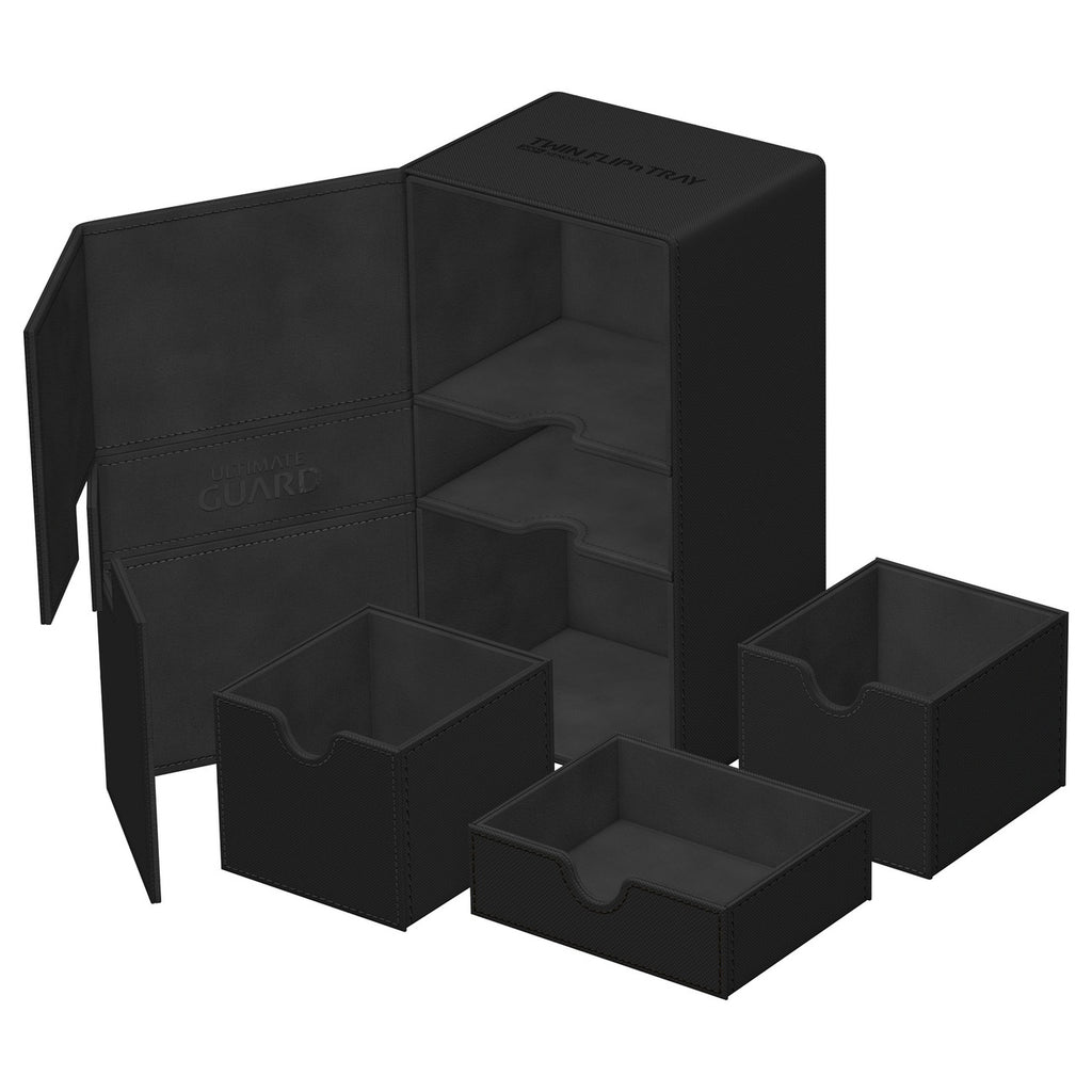 Produktbild Ultimate Guard Twin Flip'n'Tray 200+ Xenoskin - Black