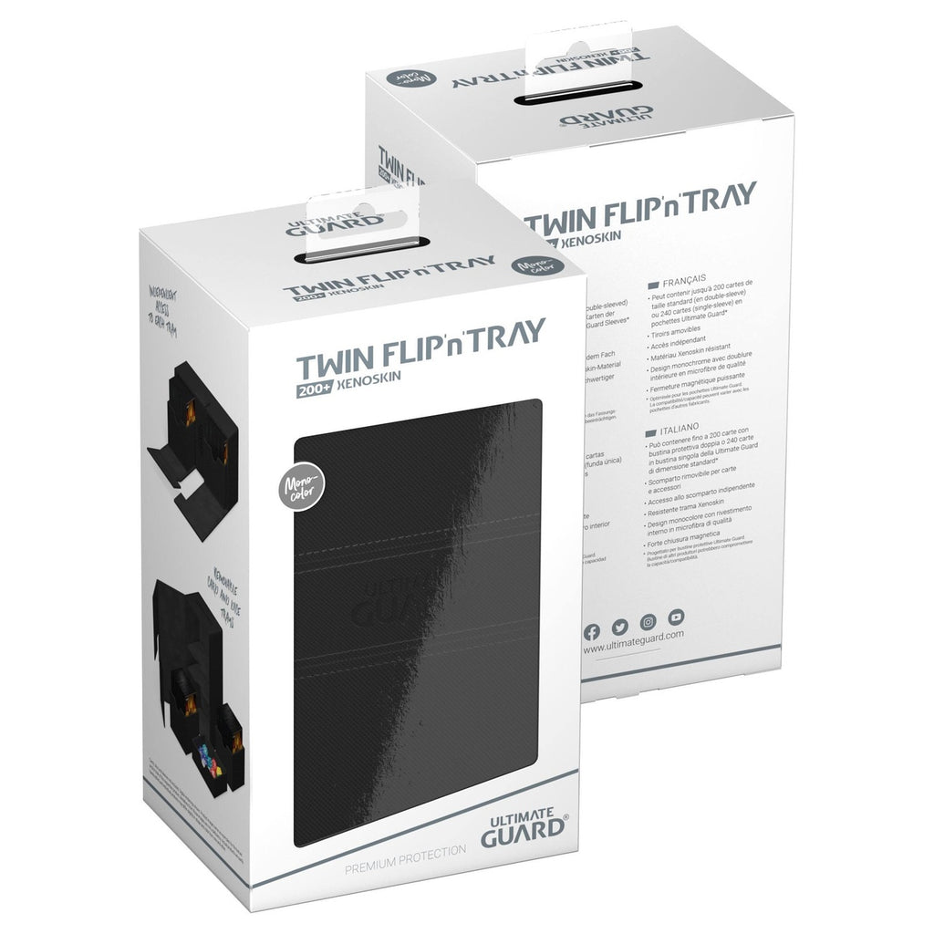 Produktbild Ultimate Guard Twin Flip'n'Tray 200+ Xenoskin - Black