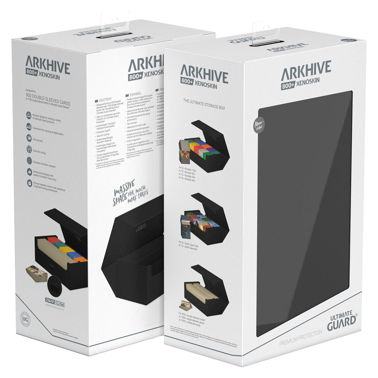 Produktbild Ultimate Guard Arkhive 800+ XenoSkin Monocolor Schwarz