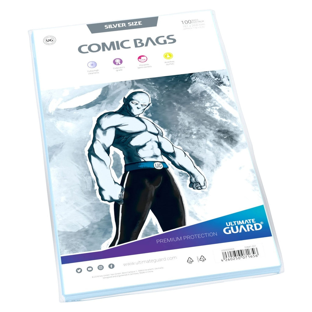 Produktbild Ultimate Guard Comic Bags Standard (100) - Silver Size