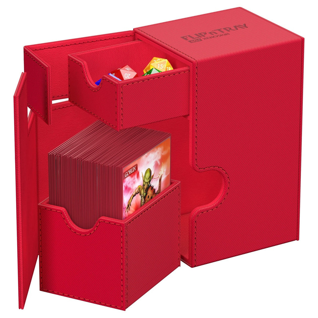 Produktbild Ultimate Guard Flip'n'Tray 80+ Xenoskin - Red