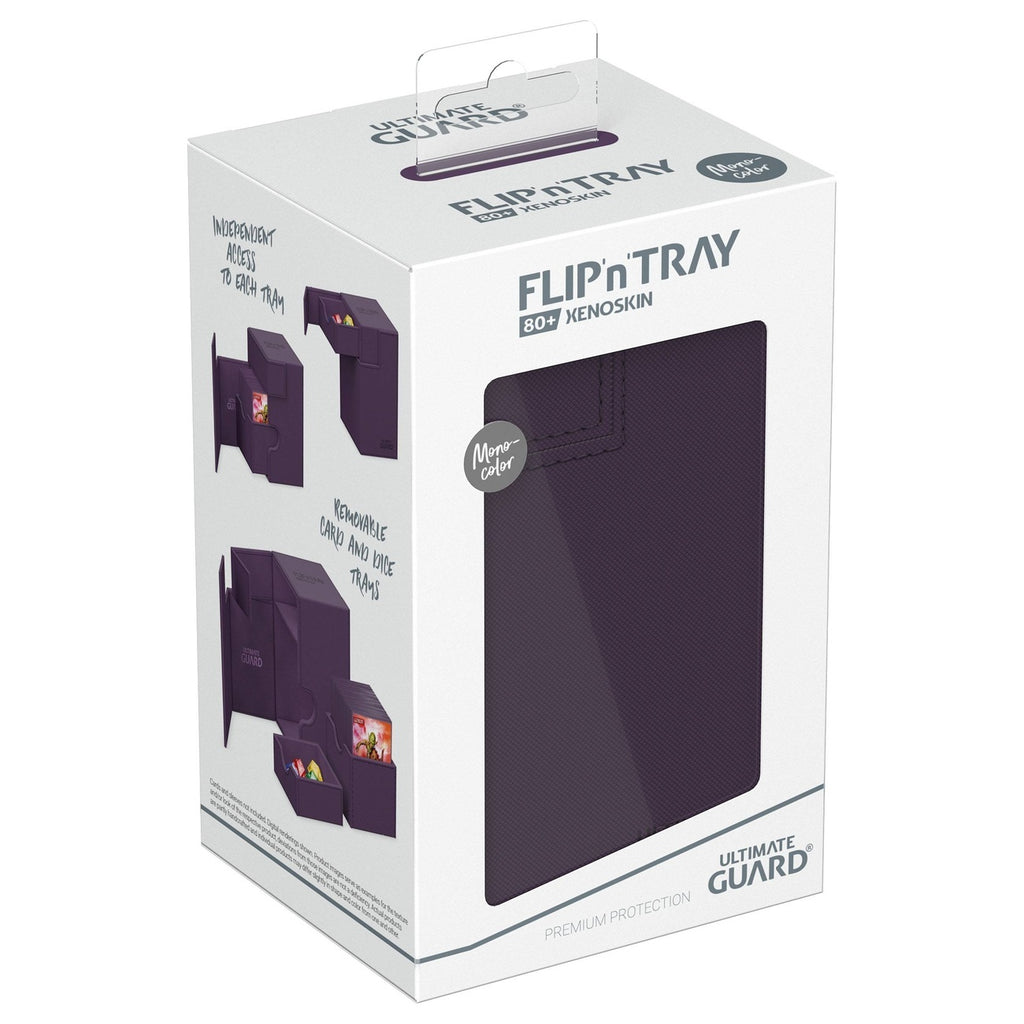 Produktbild Ultimate Guard Flip'n'Tray 80+ Xenoskin - Purple