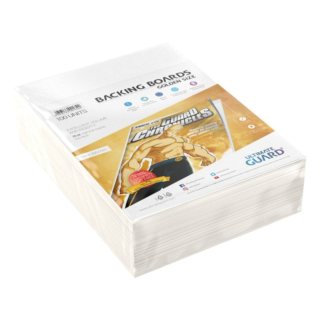 Produktbild Ultimate Guard Comic Backing Boards (100) - Golden Size