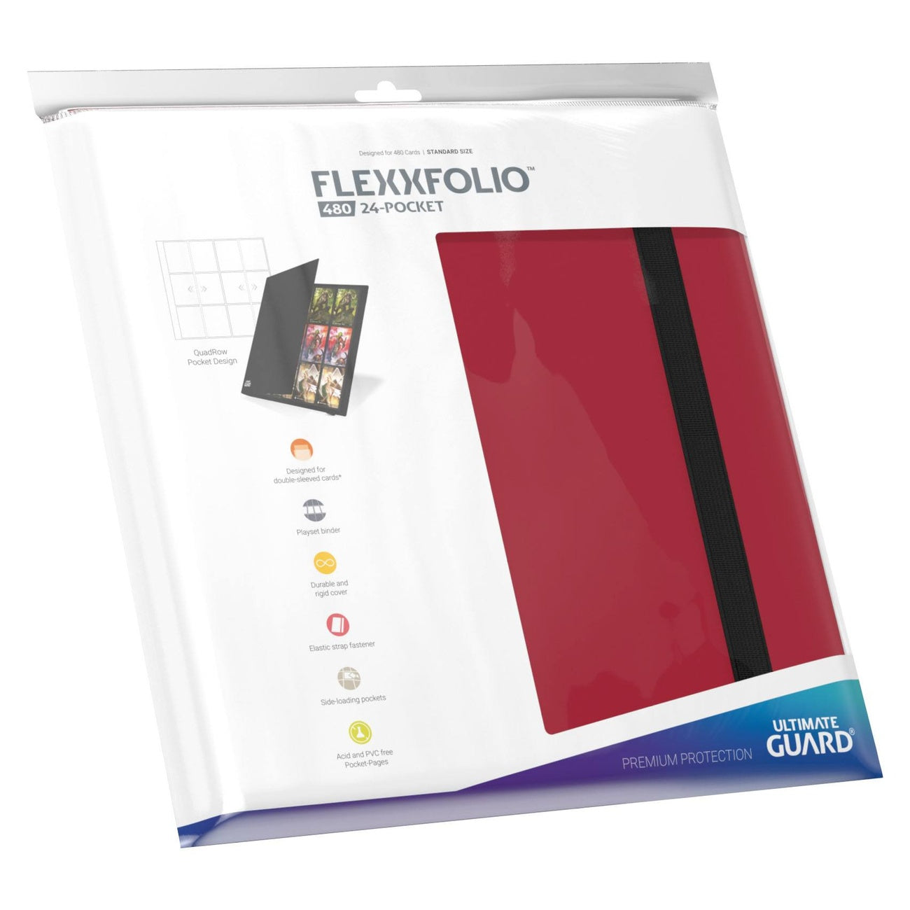 Produktbild Ultimate Guard Flexxfolio 480 24-Pocket - Red