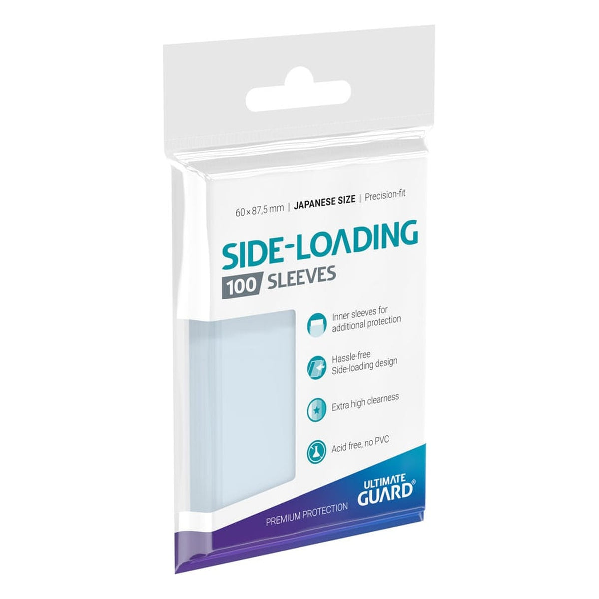 Produktbild Ultimate Guard Precise-Fit Sleeves Japanese Size (100) - Side-Loading