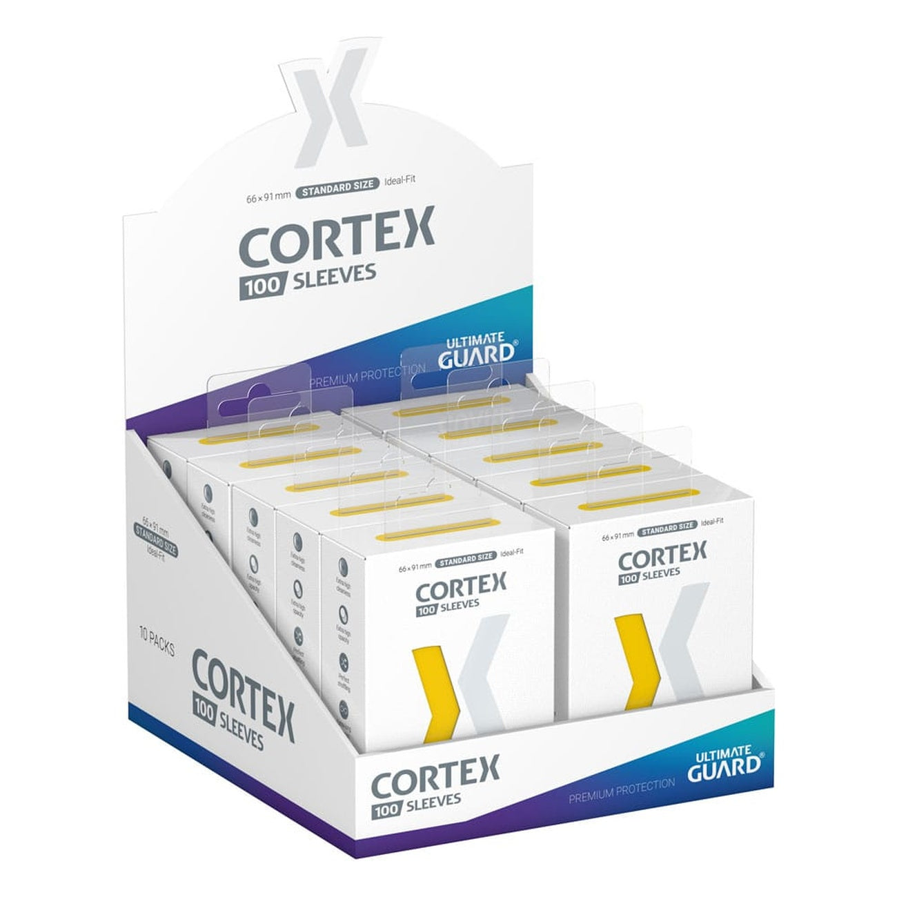 Product image Ultimate Guard Cortex Sleeves Standard Size (100) - Yellow