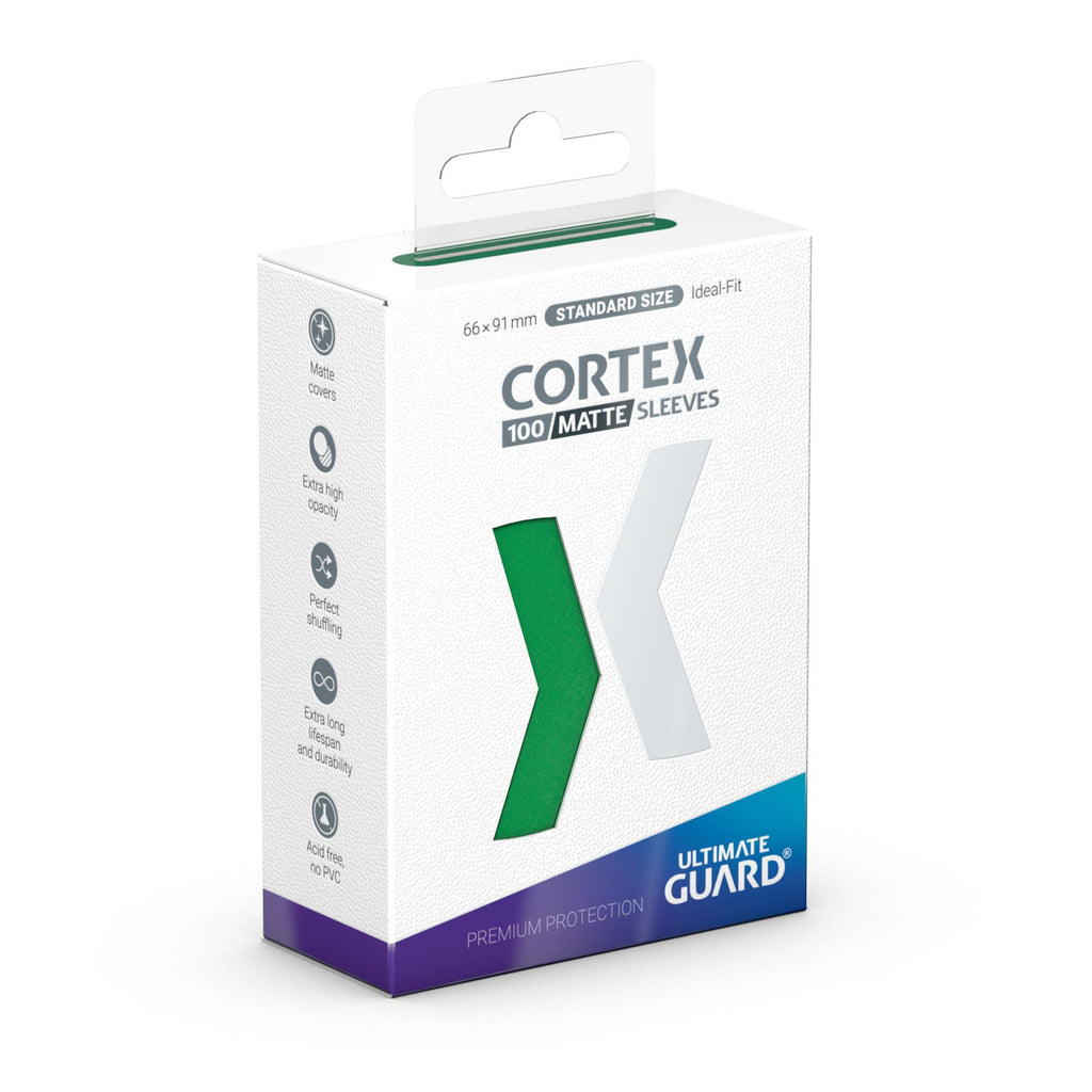 Produktbild Ultimate Guard Cortex Sleeves Matte Standard Size (100) - Green