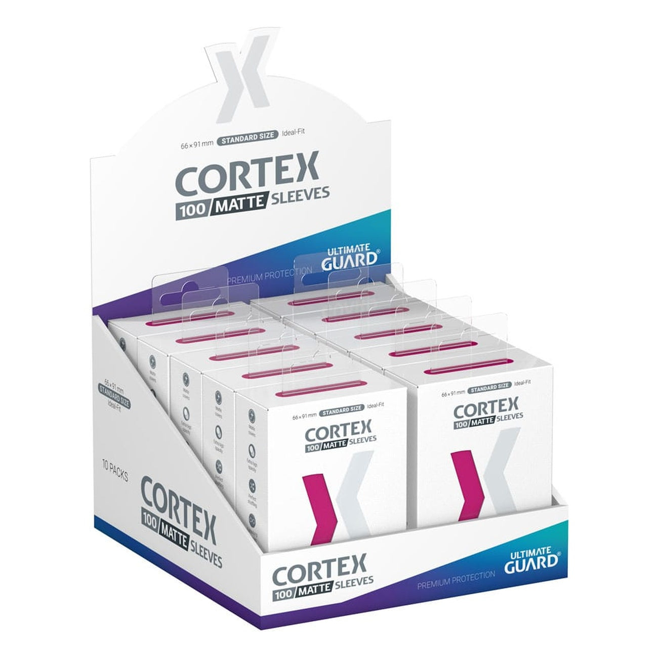 Produktbild Ultimate Guard Cortex Sleeves Matte Standard Size (100) - Pink