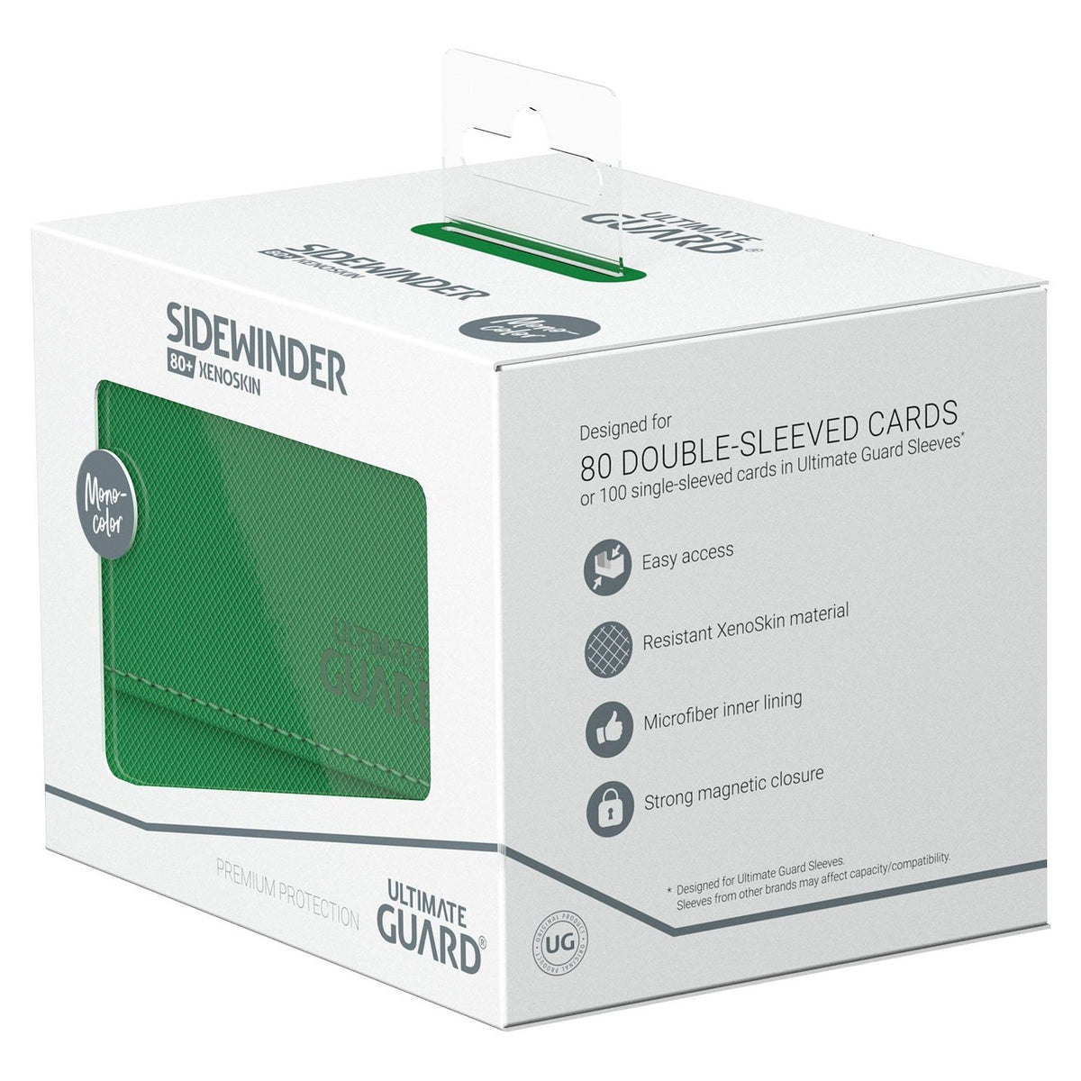 Produktbild Ultimate Guard Sidewinder 80+ Xenoskin - Green