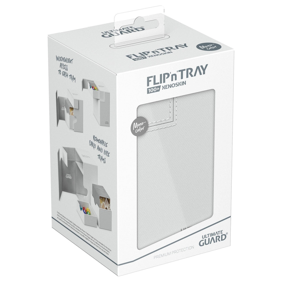 Produktbild Ultimate Guard Flip'n'Tray 100+ Xenoskin - White