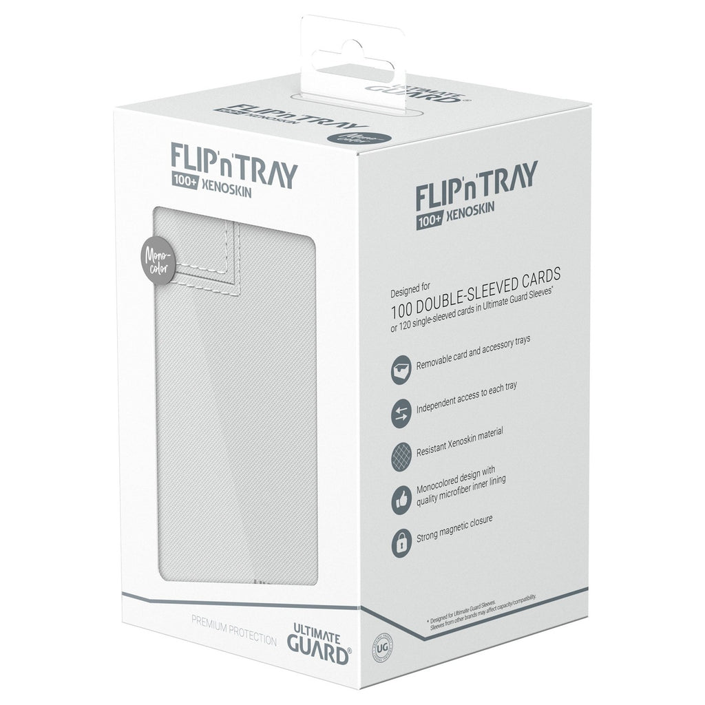 Produktbild Ultimate Guard Flip'n'Tray 100+ Xenoskin - White