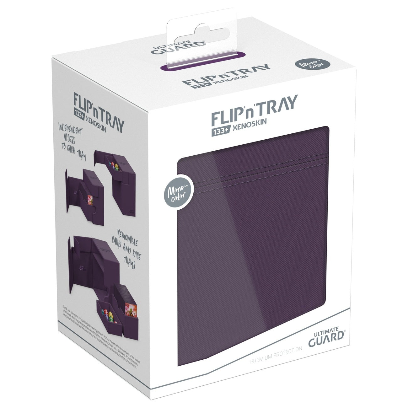 Produktbild Ultimate Guard Flip'n'Tray 133+ Xenoskin - Purple