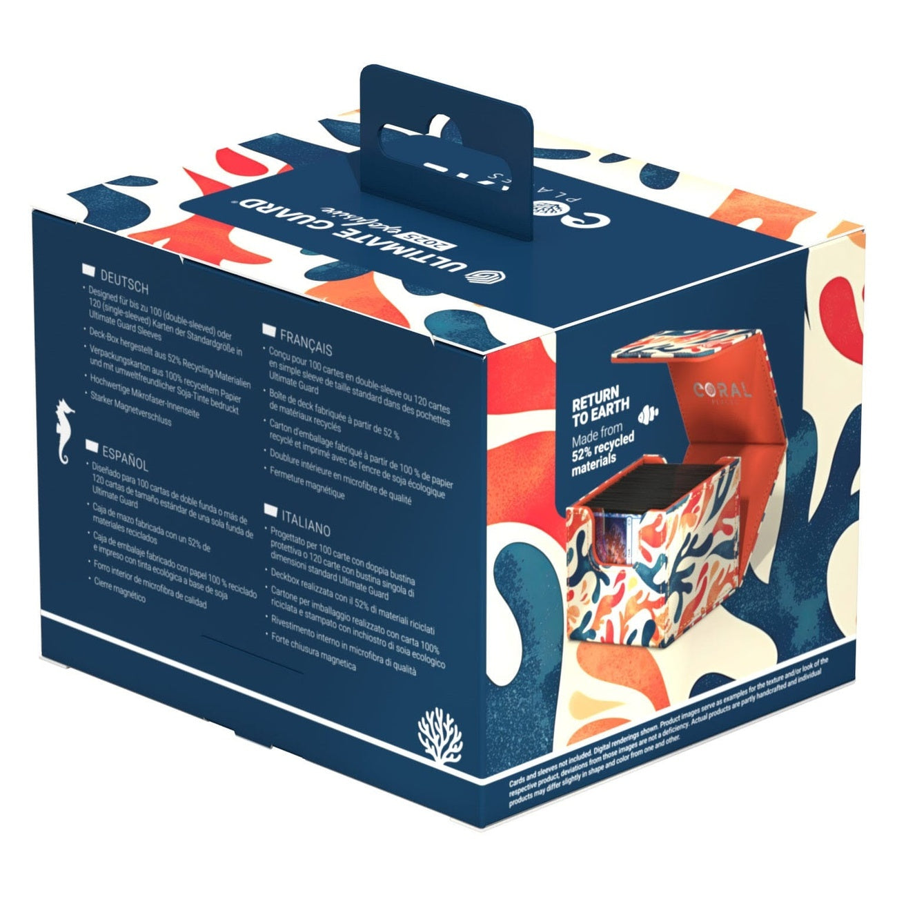 Product image Ultimate Guard Sidewinder 100+ Xenoskin 2025 Exclusive "Coral Places" - Mellow Sea