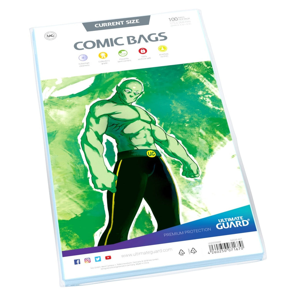Produktbild Ultimate Guard Comic Bags Standard (100) - Current Size