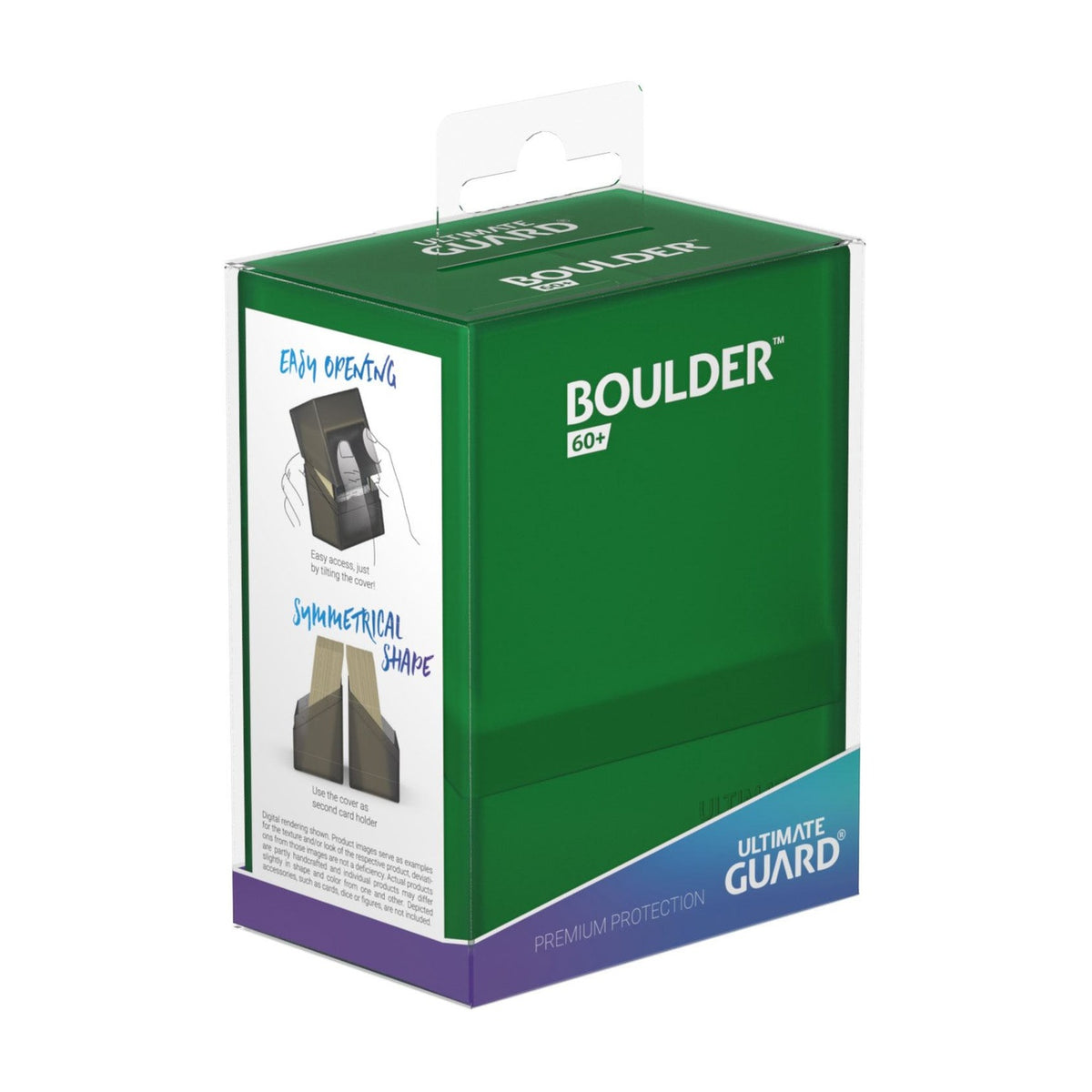 Produktbild Ultimate Guard Boulder Deck Case 60+ Standardgröße Emerald