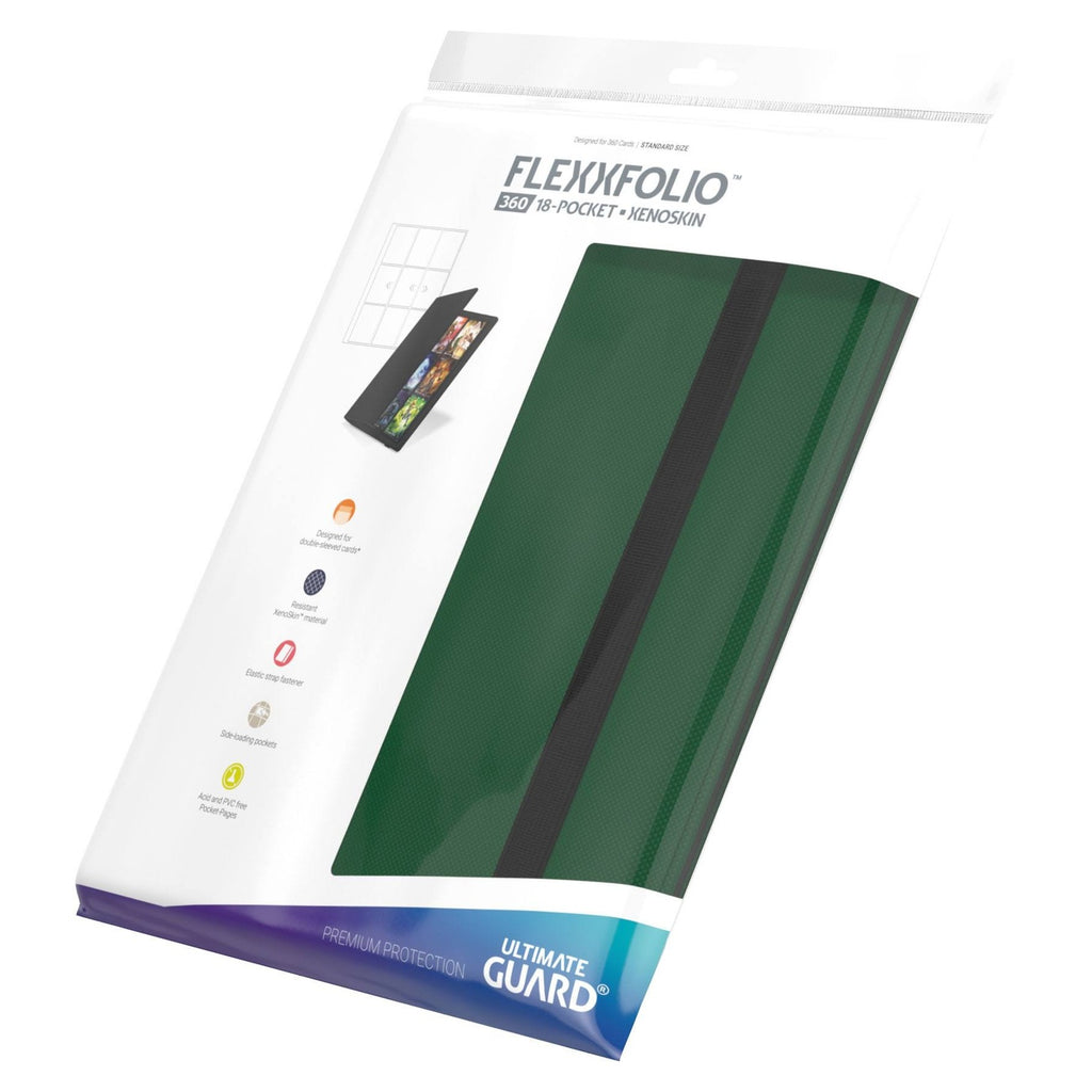 Produktbild Ultimate Guard Flexxfolio 360 18-Pocket Xenoskin - Green