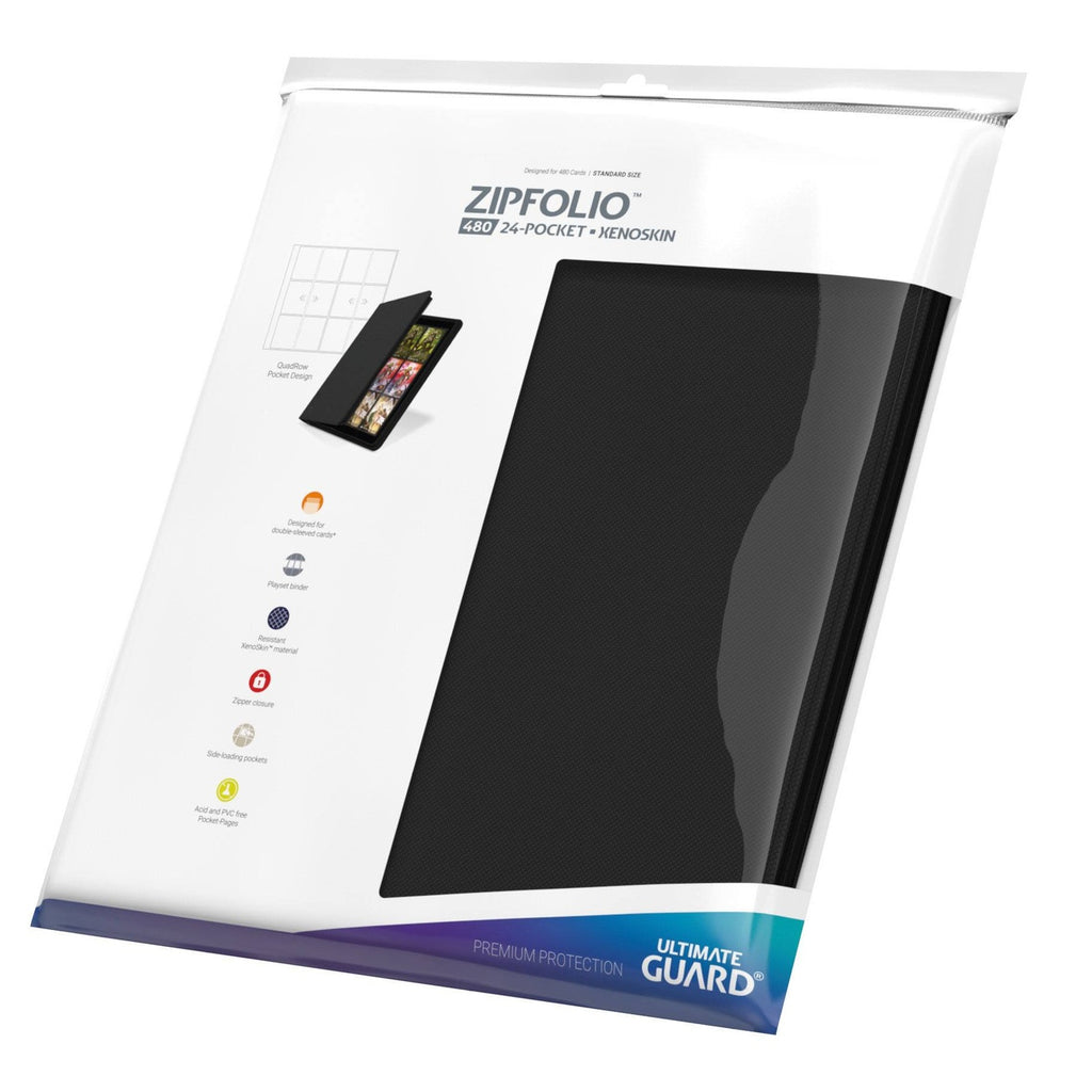 Produktbild Ultimate Guard Zipfolio 480 24-Pocket Xenoskin - Black