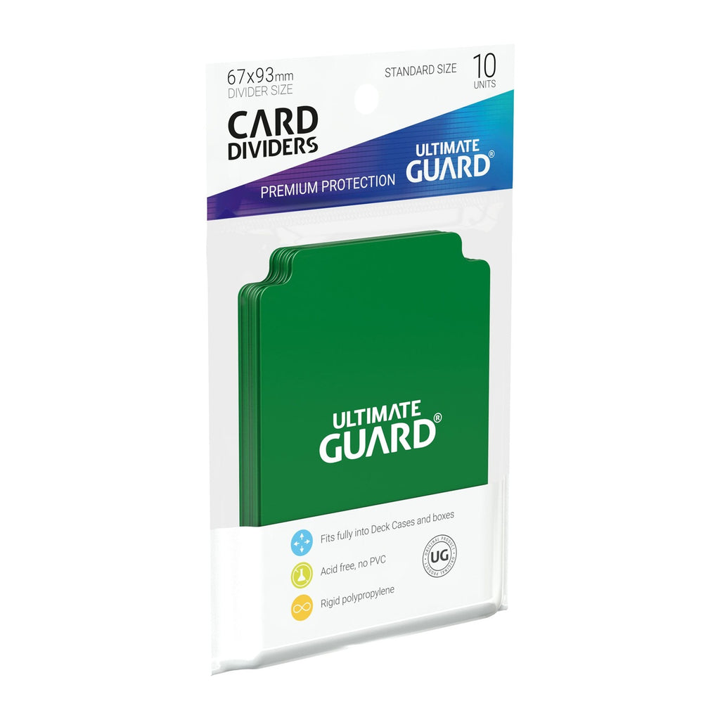 Produktbild Ultimate Guard Card Dividers Standard Size (10) - Green