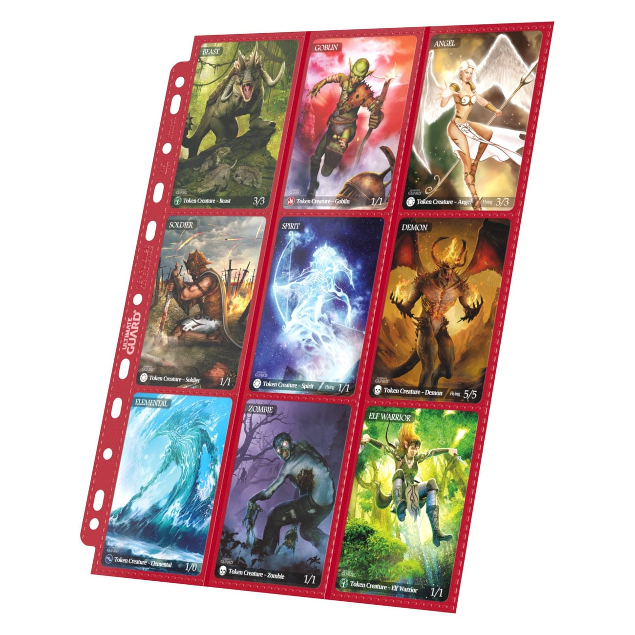 Product image Ultimate Guard 18-Pocket Pages Side-Loading (10) - Red