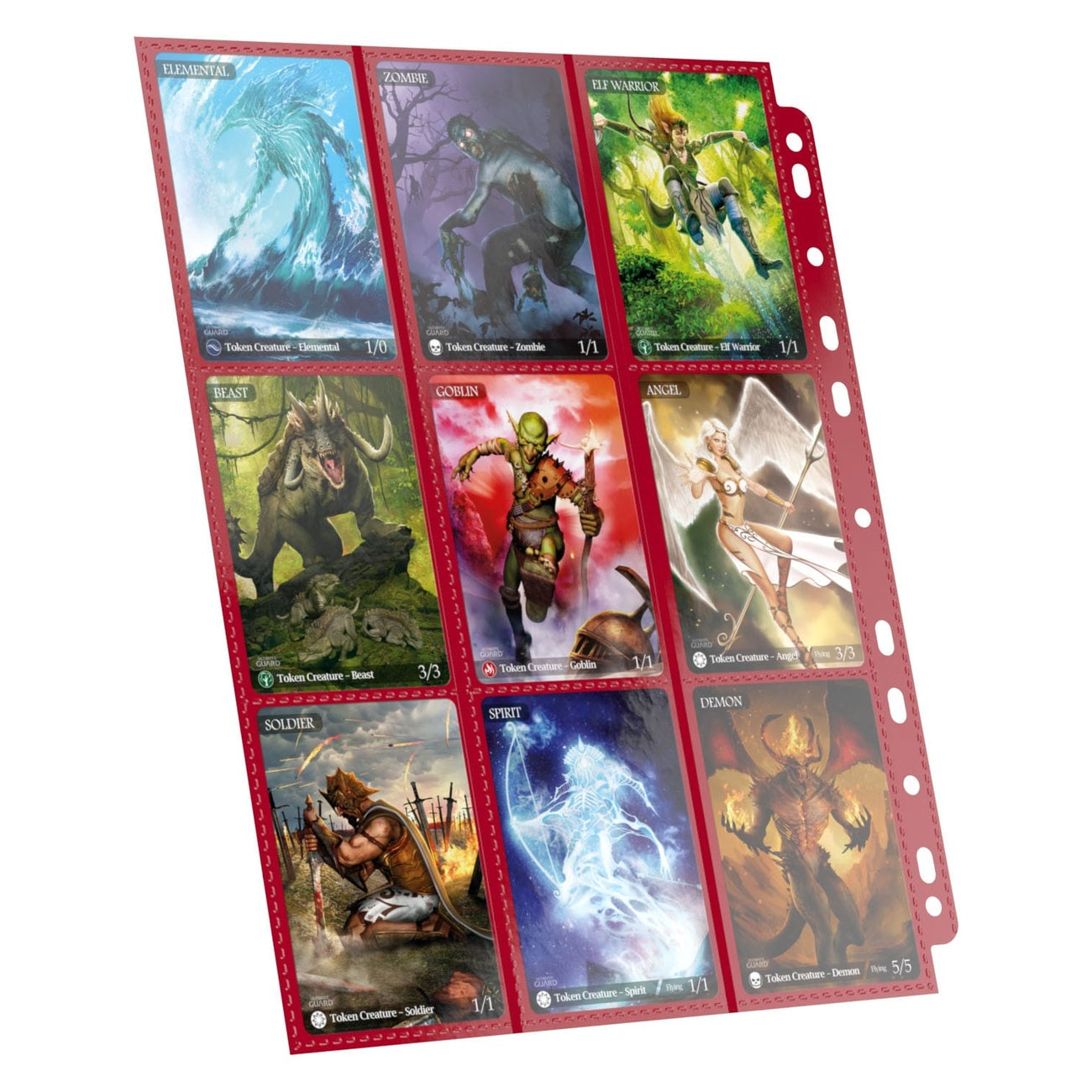 Product image Ultimate Guard 18-Pocket Pages Side-Loading (10) - Red