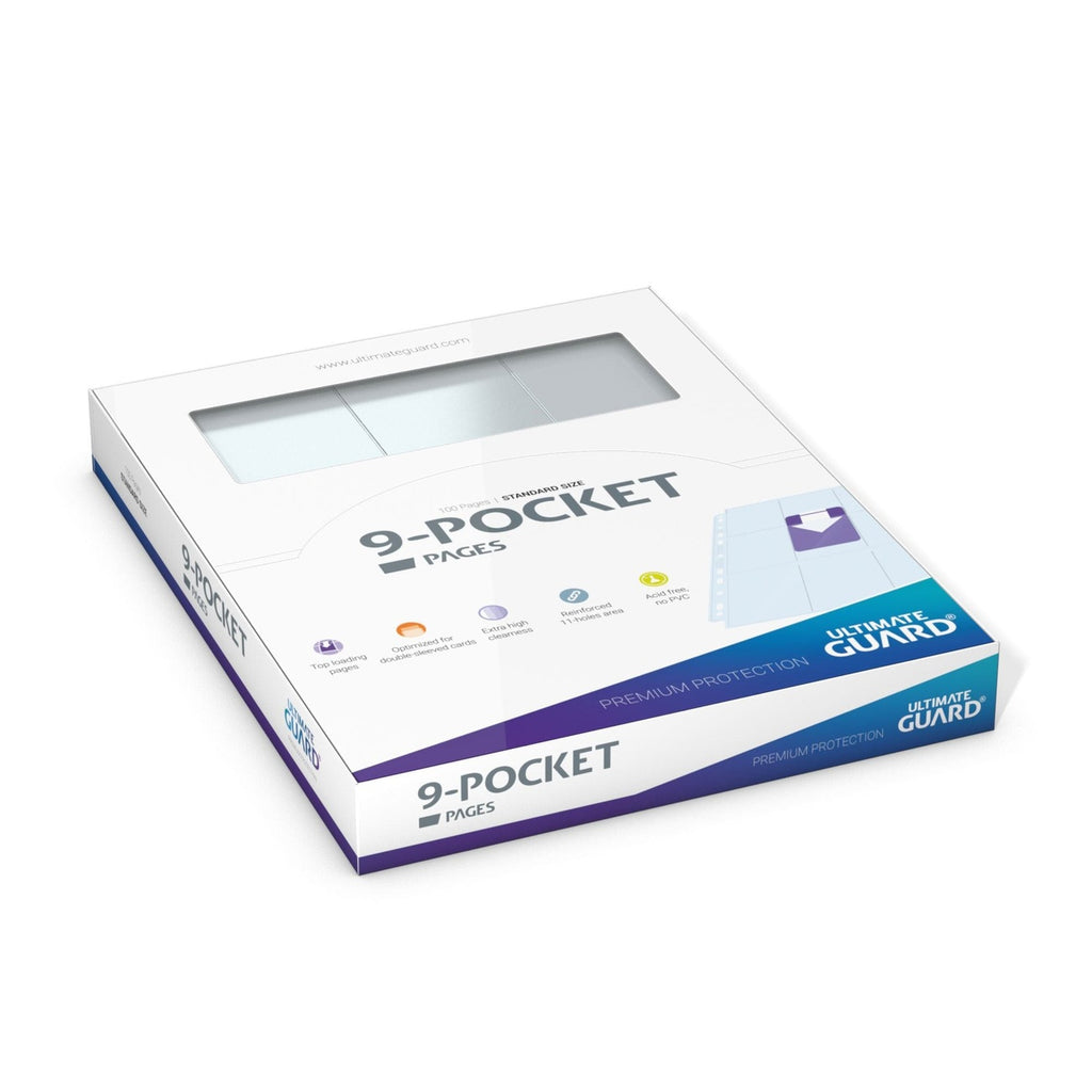 Produktbild Ultimate Guard 9-Pocket Pages Top-Loading (100) - Transparent