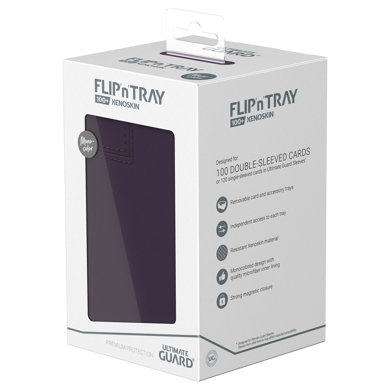 Produktbild Ultimate Guard Flip'n'Tray 100+ Xenoskin - Purple