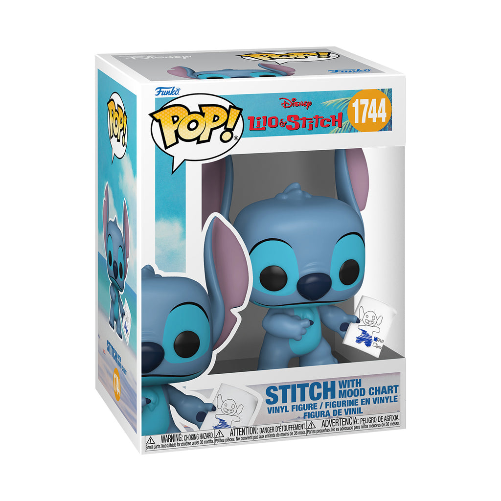 Produktbild Lilo & Stitch - Stitch mit Stimmungsdiagramm Funko Pop Figur