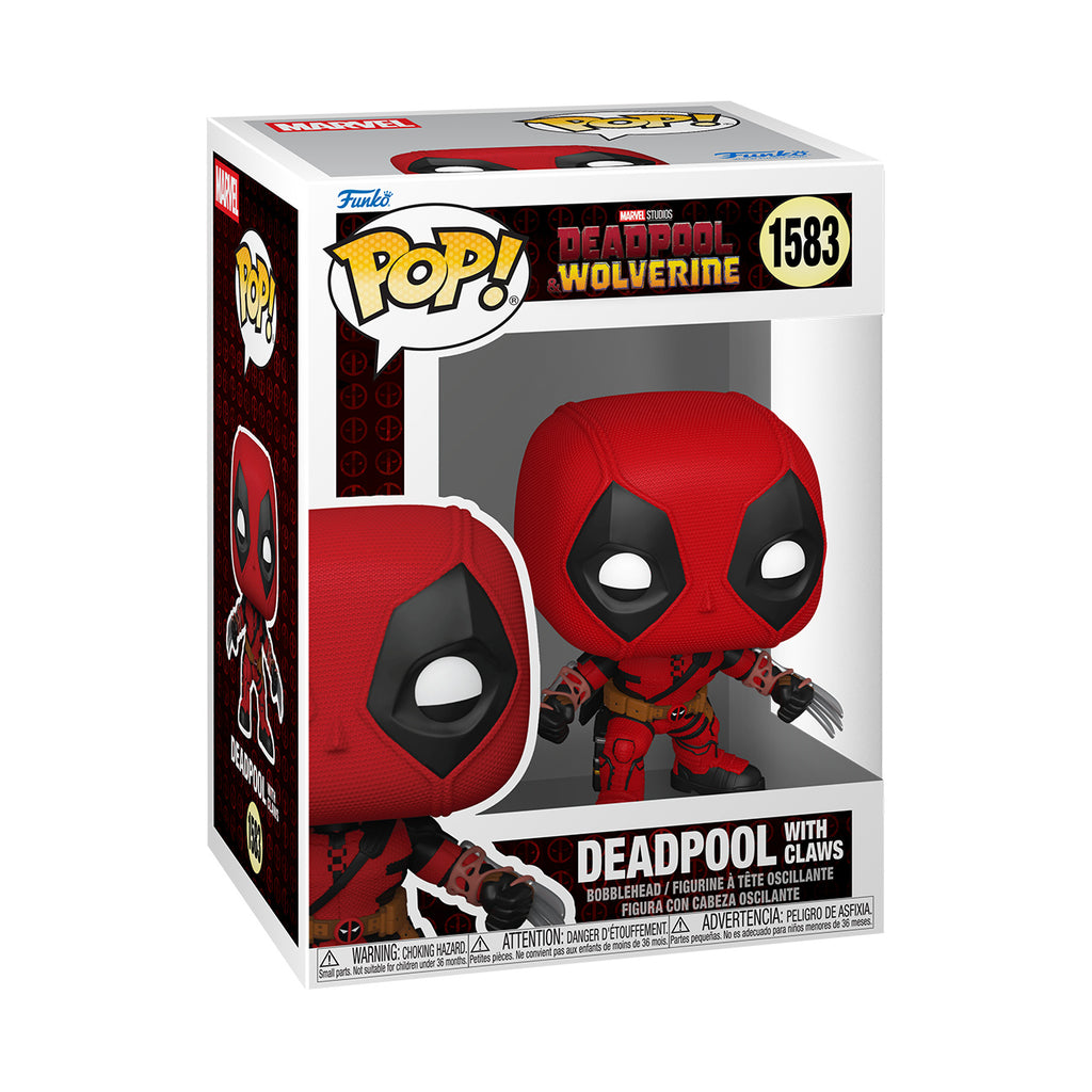 Produktbild Deadpool mit Klingen Funko Pop Wackelkopf-Figur