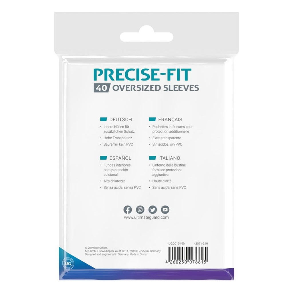 Product image Ultimate Guard Precise-Fit Oversized Sleeves (40)