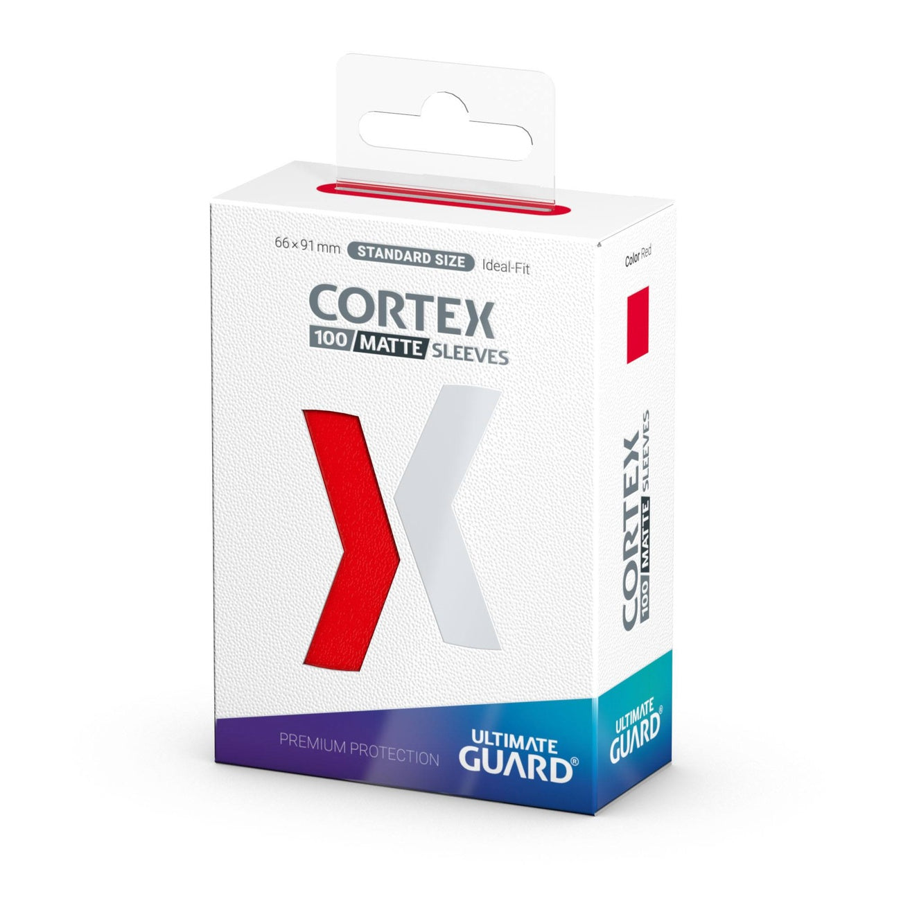 Produktbild Ultimate Guard Cortex Sleeves Matte Standard Size (100) - Red