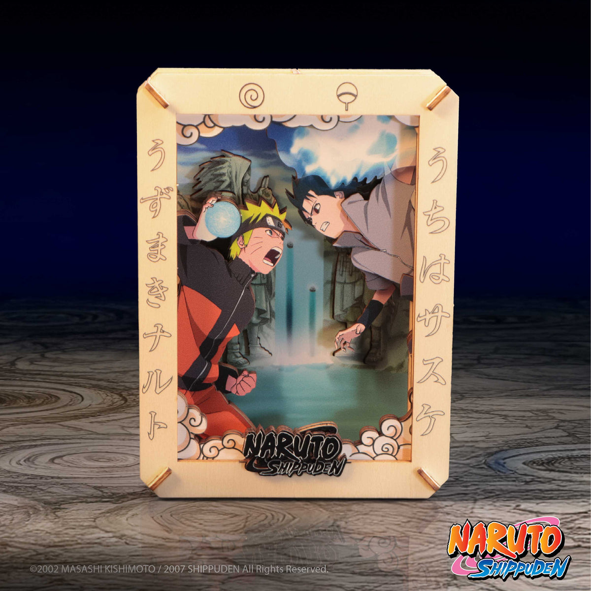Produktbild Naruto - The Final Valley Wooden Theatre 3D Bilderrahmen