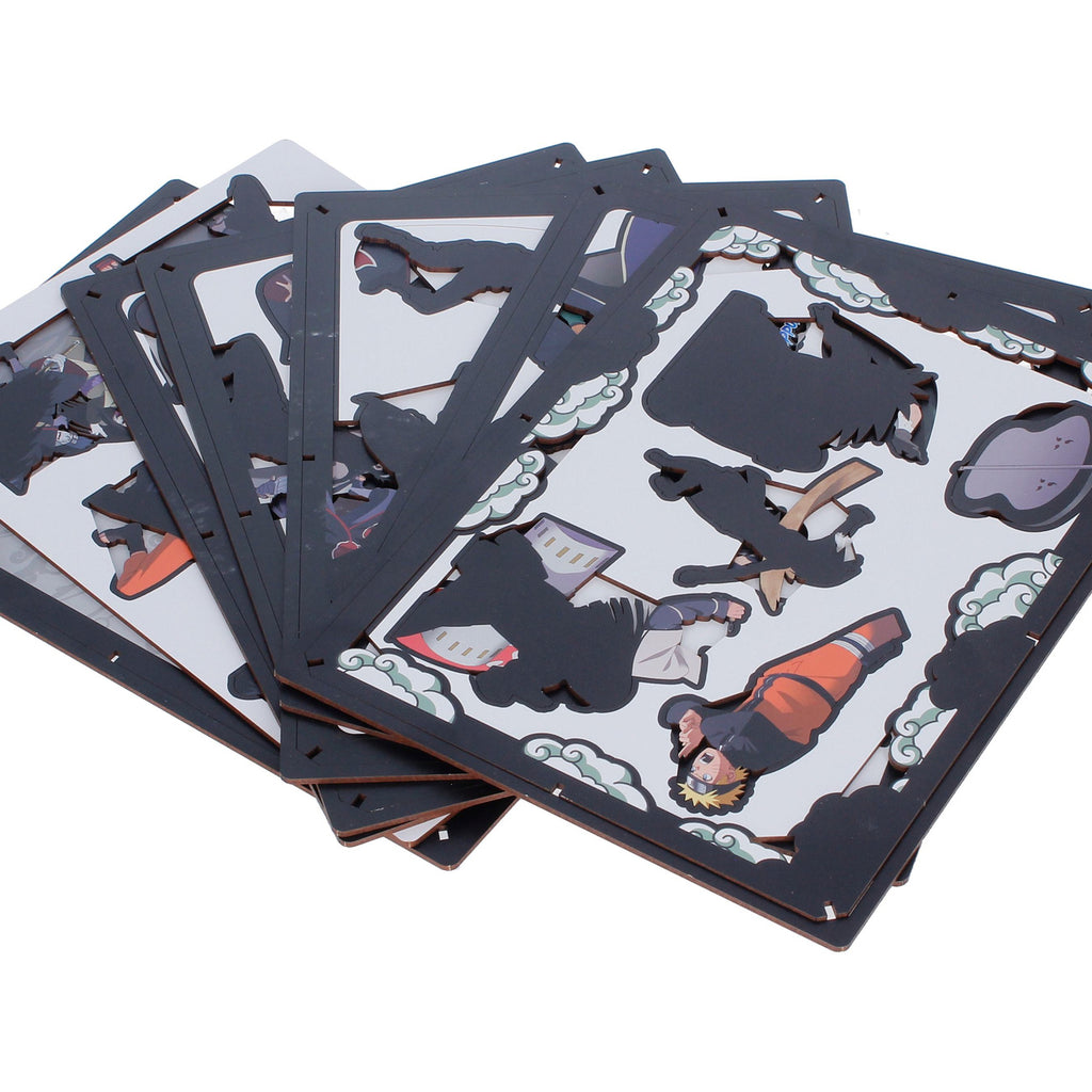Produktbild Naruto - Combat Wooden Theatre 3D Bilderrahmen