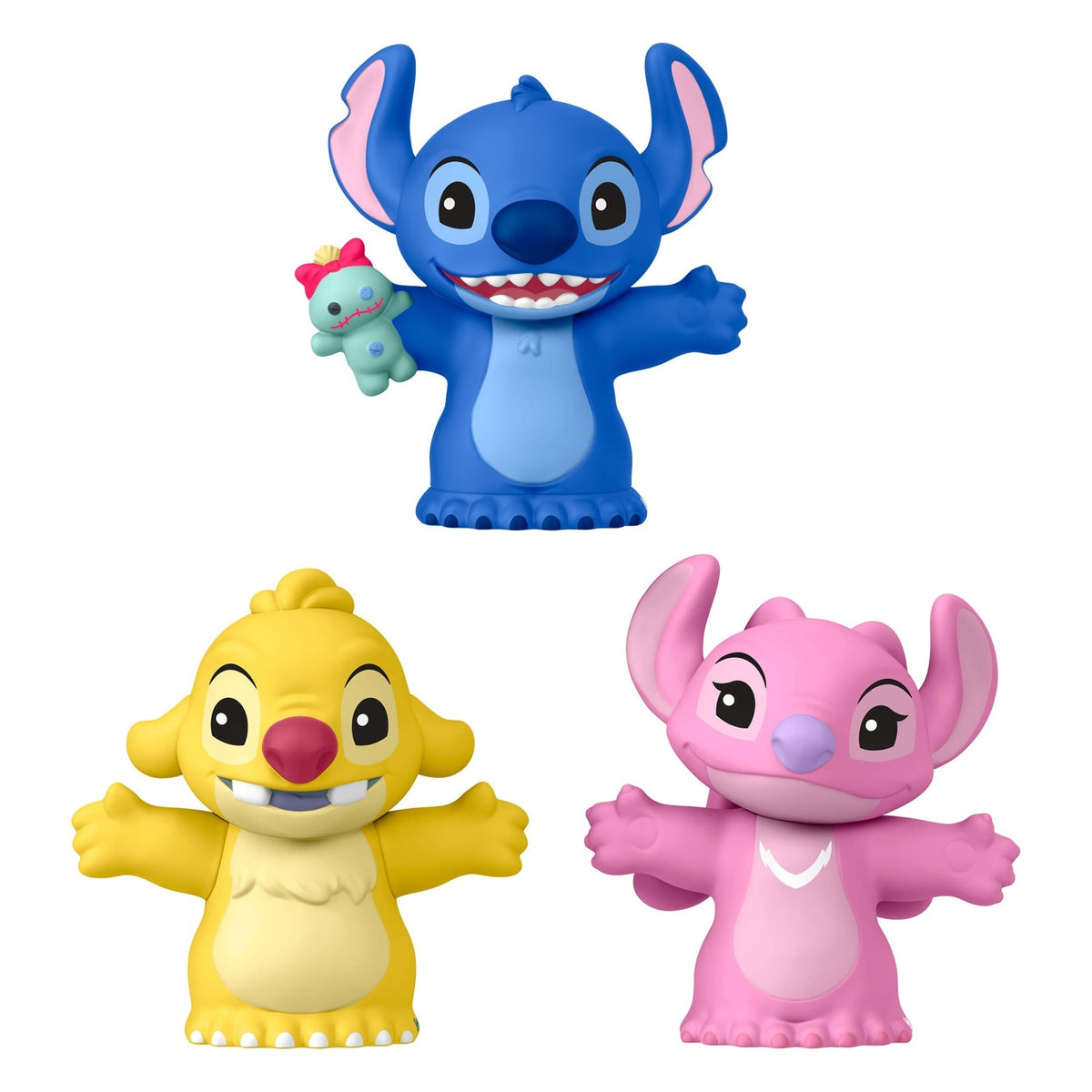 Produktbild Lilo &amp; Stitch Little People Collector Minifiguren 3er-Pack Stitch &amp; The Cousins 7 cm