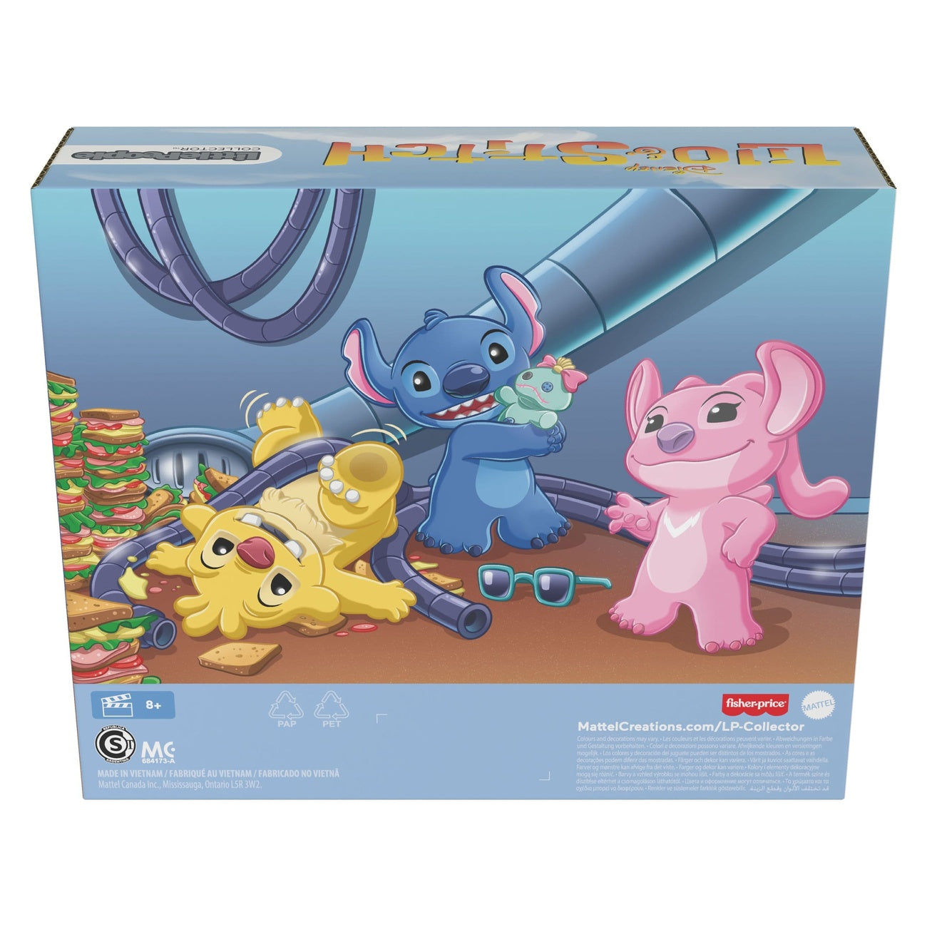 Produktbild Lilo &amp; Stitch Little People Collector Minifiguren 3er-Pack Stitch &amp; The Cousins 7 cm