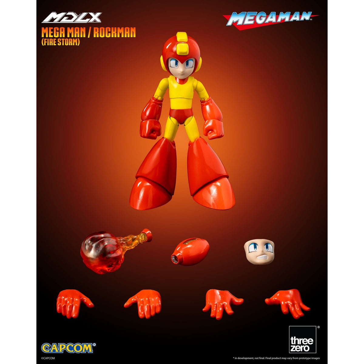 Product image Mega Man MDLX Action Figure Mega Man / Rockman (Fire Storm) 10 cm