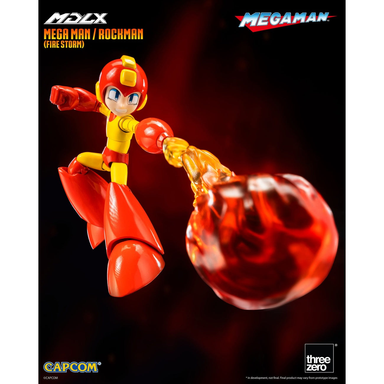 Product image Mega Man MDLX Action Figure Mega Man / Rockman (Fire Storm) 10 cm