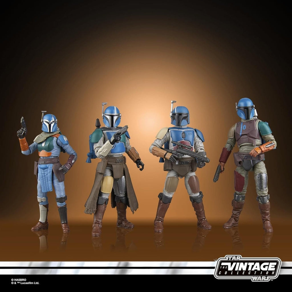 Produktbild Star Wars The Mandalorian Vintage Collection Actionfiguren 4er-Pack Mandalorian Shriek-Hawk 10 cm