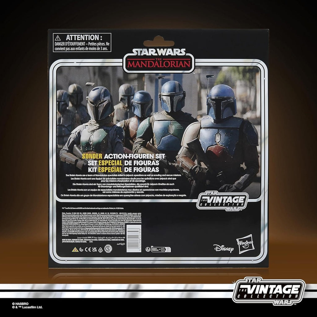 Produktbild Star Wars The Mandalorian Vintage Collection Actionfiguren 4er-Pack Mandalorian Shriek-Hawk 10 cm