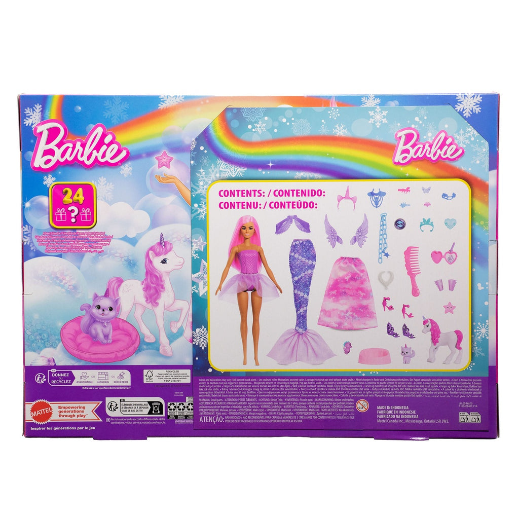 Produktbild Barbie Adventskalender mit Puppe Fantasy