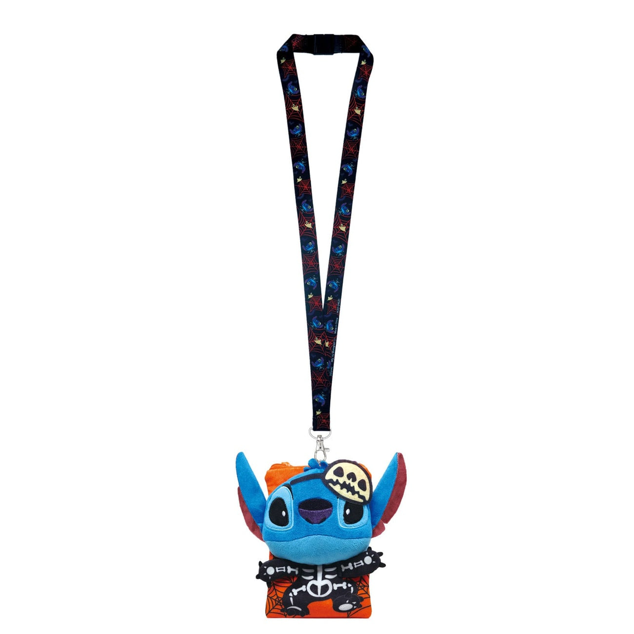 Product image Lilo & Stitch Lanyard Stitch Skeleton with Card Holder Pouch