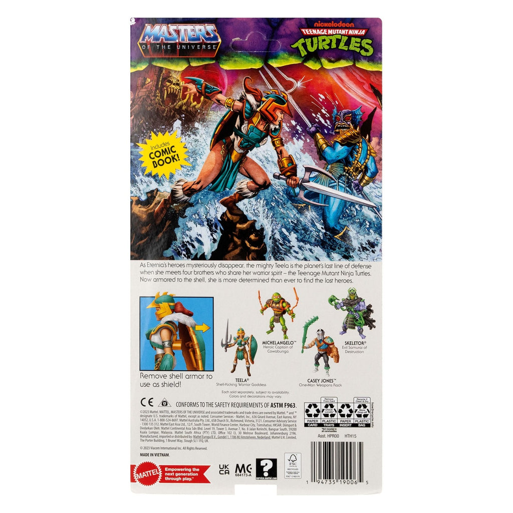 Produktbild MOTU x TMNT: Turtles of Grayskull Actionfigur Teela 14 cm