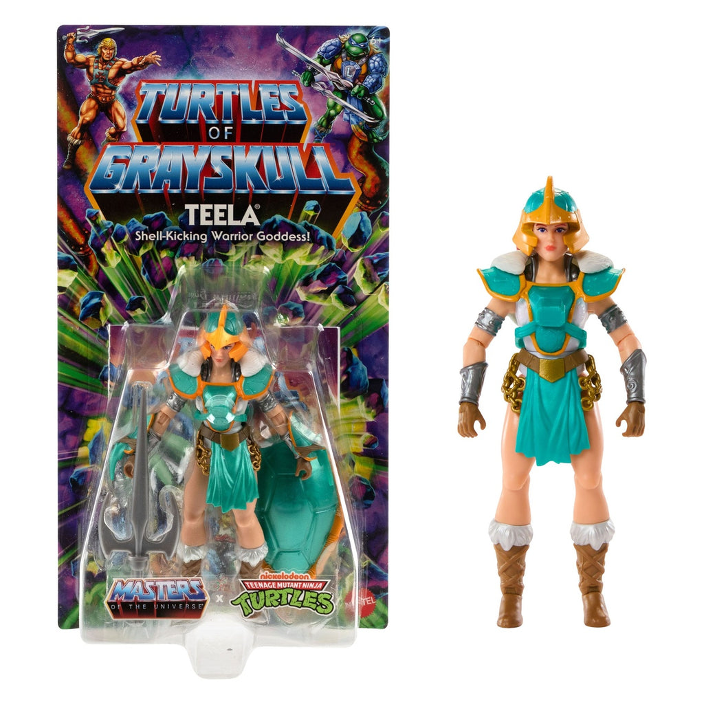 Produktbild MOTU x TMNT: Turtles of Grayskull Actionfigur Teela 14 cm