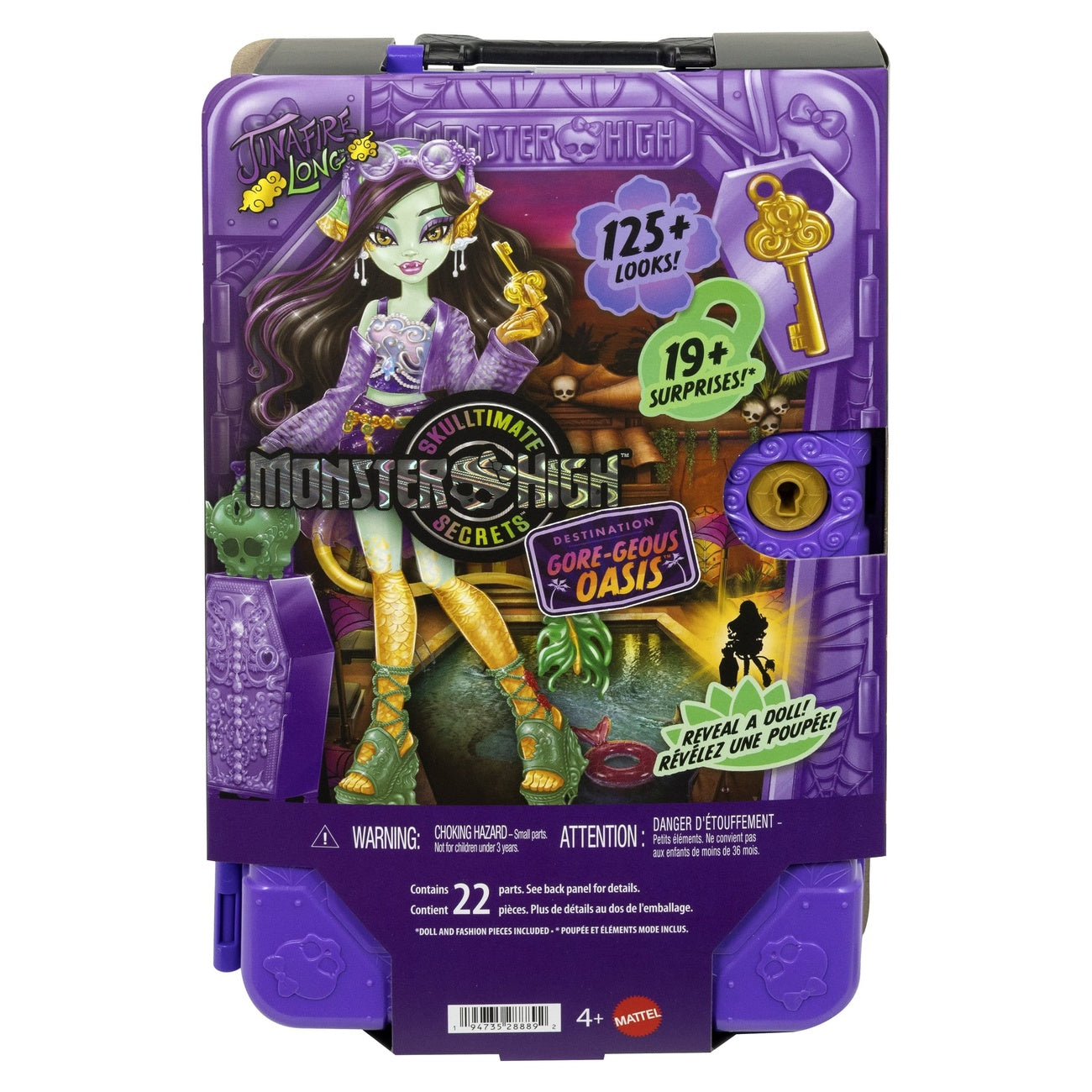 Produktbild Monster High Skulltimate Secrets Puppe Destination: Gore-geous Oasis - Jinafire Long