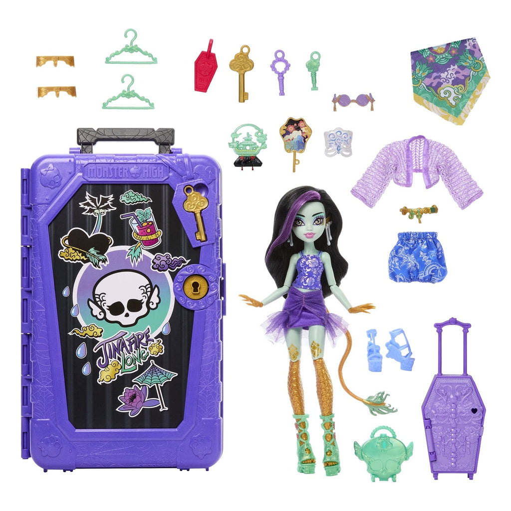 Produktbild Monster High Skulltimate Secrets Puppe Destination: Gore-geous Oasis - Jinafire Long