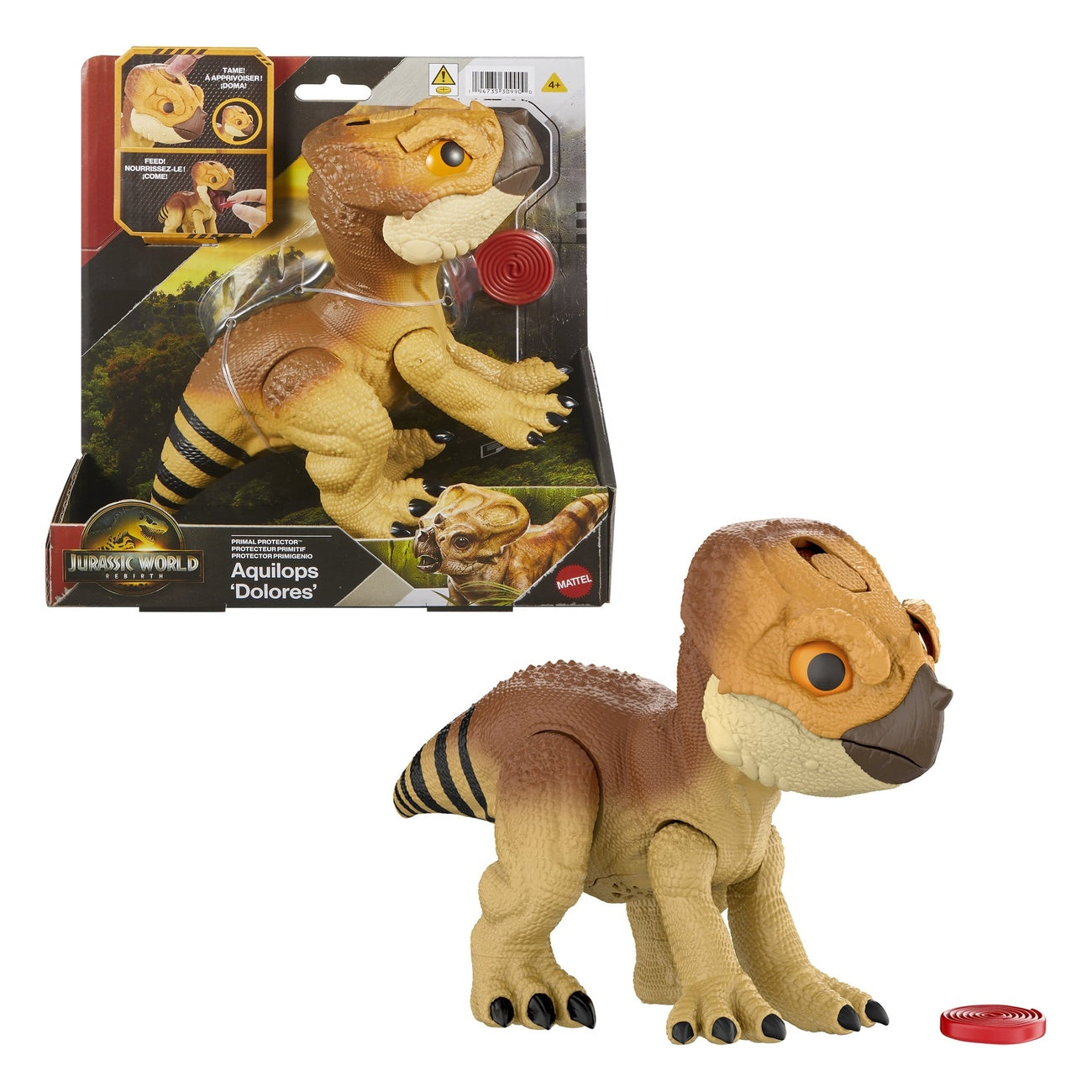 Produktbild Jurassic World: Die Wiedergeburt Interaktive Actionfigur Aquilops Dolores 13 cm