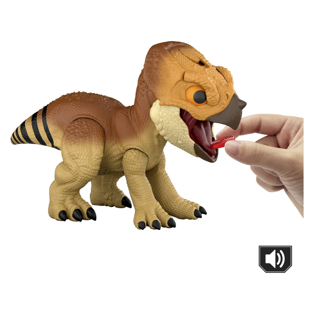Produktbild Jurassic World: Die Wiedergeburt Interaktive Actionfigur Aquilops Dolores 13 cm