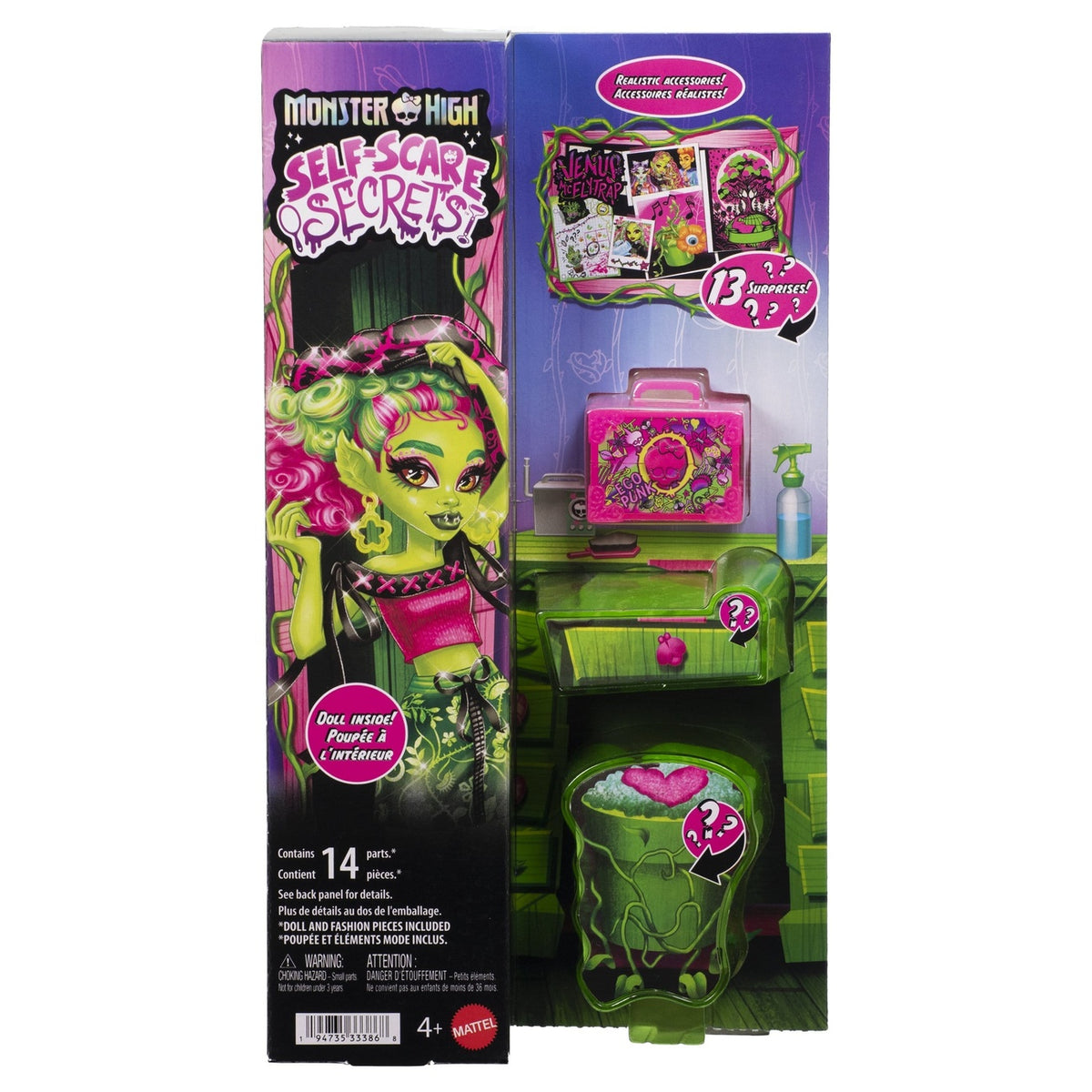 Produktbild Monster High Self-Scare Secrets Puppe Venus McFlytrap
