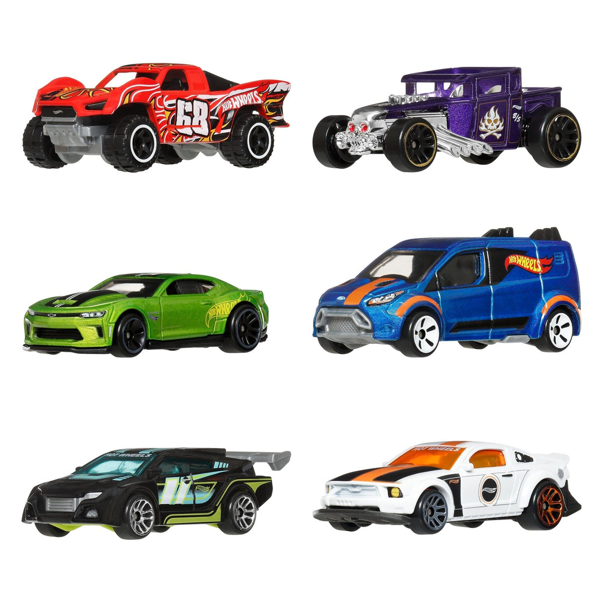 Produktbild Hot Wheels Silver Series Die-Cast Fahrzeuge 6er-Pack 1/64 Legends